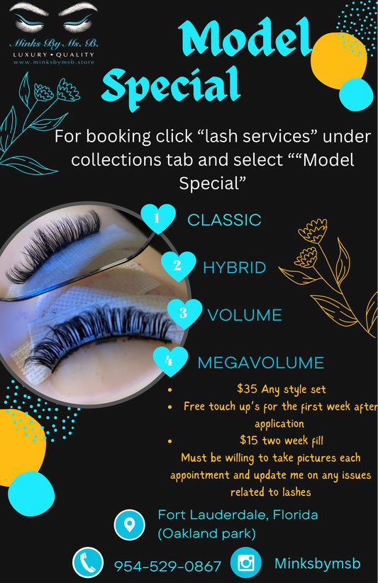 Model special (only 5 spots available)